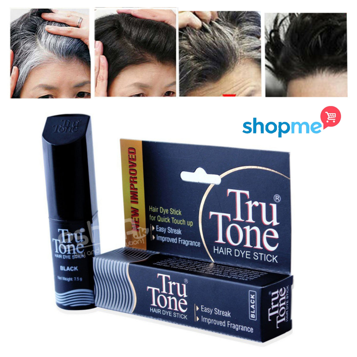 Tru Tone Hair Dye Stick - Black 7.5 G