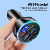 Dual Port USB 66w Fast Car Charger Suitable for Different Models of Mobile
