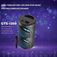 Extra Bass Gts1309 Wireless Portable Speaker Bluetooth, FM Radio, TF Memory