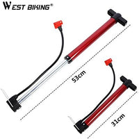 22 Inches Bicycle Pump Prestige Schrader Av Fv Mini Mtb Road Bike Cycling