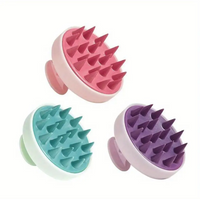 Silicone Scalp Massager & Shampoo Brush - Fragrance-Free, Battery-Free Hair
