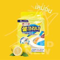 6 Flavors Toilet Cleaner Gel Deodorant Air Freshener Toilet Flower Gel Stamp