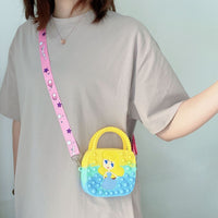 Large Pop It Fidget Toy Unicorn Backpack for Girls Unicorn Bag for Kids