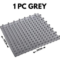 5 Piece Anti Slip Splicing PVC Bathroom Toilet Kitchen Floor Mat Non Slip