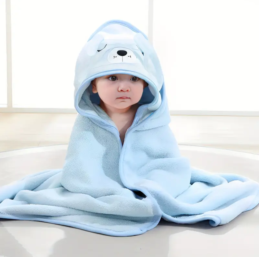 Kids Cartoon Bath Towel Blanket Ultra-Soft, Absorbent, and Gentle on Skin