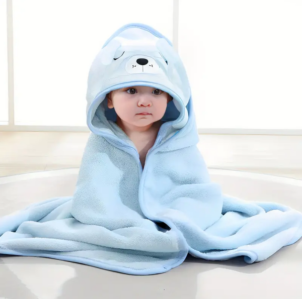 Kids Cartoon Bath Towel Blanket Ultra-Soft, Absorbent, and Gentle on Skin