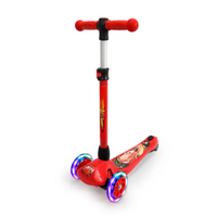 Foldable Kick Scooter Light-Up Wheels 3 Wheel Scooter 5 Height Adjustable