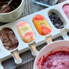 Silicone 3/8 Cavity Ice Cream Molds, Popsicle Mold, Can Reuse, Ice Cream