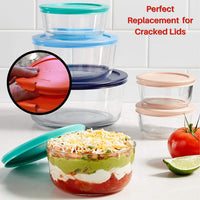 6 Pcs Per Set Silicone Lids Food Cover Food Cover Reusable Food Storage Lids