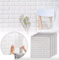 3d Pe Foam Brick Home Decor Wall Sticker - 70 X 77 Cm DIY Solution