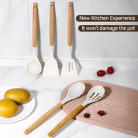 Silicone Kitchenware Spoon Set Non-Stick Cookware Utensils Set Spatula