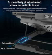 N99 Laptop Cooling [Application Laptop Size:12-16inch] Pad with Adjustable