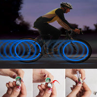 Fireflys Wheel Valve Cap for Bicycle, Motorcycle & Cars Motorbike Valve Cap Lamp