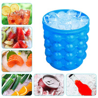 Ice Bucket Ice Cube Mold Silicone Ice Cube Maker Ice Cube Mold Tray Portable