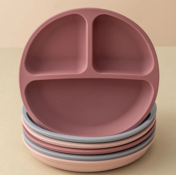 Cute Cartoon Silicone Suction Plate for Youngsters - Non-Slip, Easy Clean