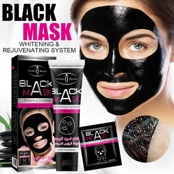 Aichun Black Mask Nose Blackhead Remover Peel Off Facial Mask Acne Treatment