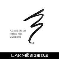 Lakme Eyeconic Kajal Eye Liner - Deep Black