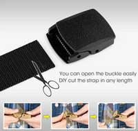 Automatic Buckle Nylon Belt Outdoor Hunting Multifunctional Tactical Canvas