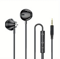 Hifi Wired In-Ear Headphones with Volume Control, USB Type C & 3.5mm