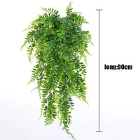 90cm Persian Fern Leaves Vines Home Room Decor Hanging Artificial Plant