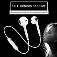 S6 Smart Wireless Bluetooth Earphone with Mic - Sports Stereo Headphone