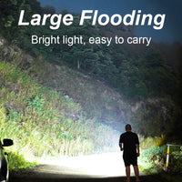 COB LED Adjustable Keychain Flashlight with Magnetic Base