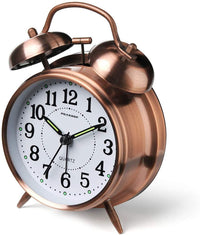 Twin Bell Alarm Clock with Night Light