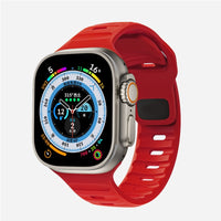 Strap for Apple Watch Band 49mm 44mm 45mm 41mm 40mm 42mm 38mm Soft Silicone