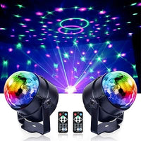 Led Sound Activated Party Lights Control Dj Lighting Disco Ball Strobe Club