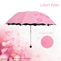 Lightweight Flower-Blooming Parasol with Windproof Features, Sunblock Vinyl