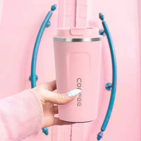 Stainless Steel Coffee Cup Hot Cold Warm Water Beverage Thermo Insulated