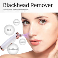Electric Blackhead Remover Vacuum Suction Kit USB Rechargeable Portable Face