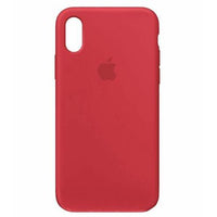 Super Luxury Soft Textured Protective Apple Silicone Case Back Cover for