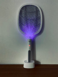 Gecko Dual-Use Electric Mosquito Racket Standing Fly Insect