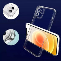 Full Covered Camera Lens Protection Four-Sided Airbag Transparent Clear Case