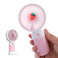 Multifunctional Rechargeable Hand Held Mini Fan - Portable Fan Night Cooler
