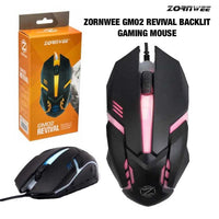 X1 7 Color RGB LED M66 Gaming Mouse Zornwee Gm02.