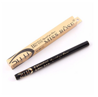 Miss Rose Liquid Eyeliner Waterproof Eye Liner Pencil Black Easy to Wear