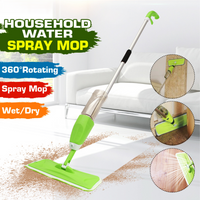 Healthy Spray Mop with Removable Washable Cleaning Microfiber Pad 360 Degree