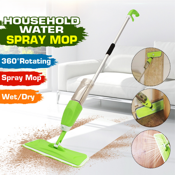 Healthy Spray Mop with Removable Washable Cleaning Microfiber Pad 360 Degree