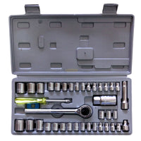 Aiwa 40 PC Socket Wrench and Tool Kit Set