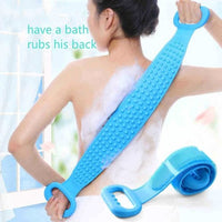 Silicone Bath Body Brush, Silicone Back Scrubber for Shower, Silicone Shower