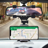 Adjustable Car Rearview Mirror Mount Mobile Phone Holder Stand Universal