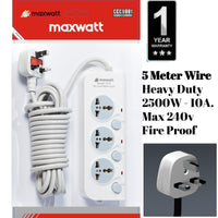 Extension Cord Power Strip Up to 3,4,5 Outlets Power Supply Extension Wire