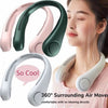 Foldable Bladeless Wearable Neck Fan – Travel & Sports