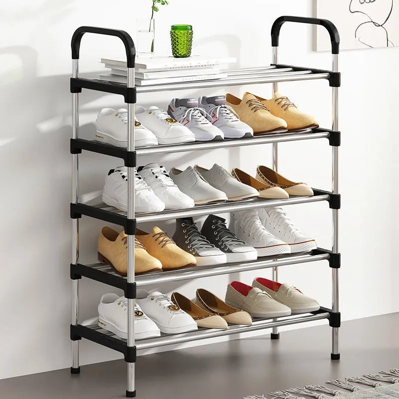 5-Layer Metal Shoe Rack Organizer – Space Saving Home Storage