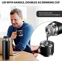 Double-wall Stainless Steel Vacuum Thermos Flask 500ml Insulated Hot and