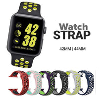 Sport Silicone Smart Watch Strap Band for Watch Series 1/2/3/4/5/6 42mm 44mm