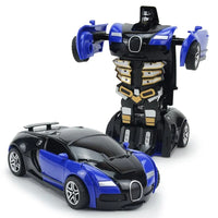 Car Deformation Robot Transform Transforming Car Sport Vehicle Model Action