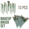 13pcs Makeup Brush Set with Storage Bag Makeup Sponge Soft Fur Eye Shadow